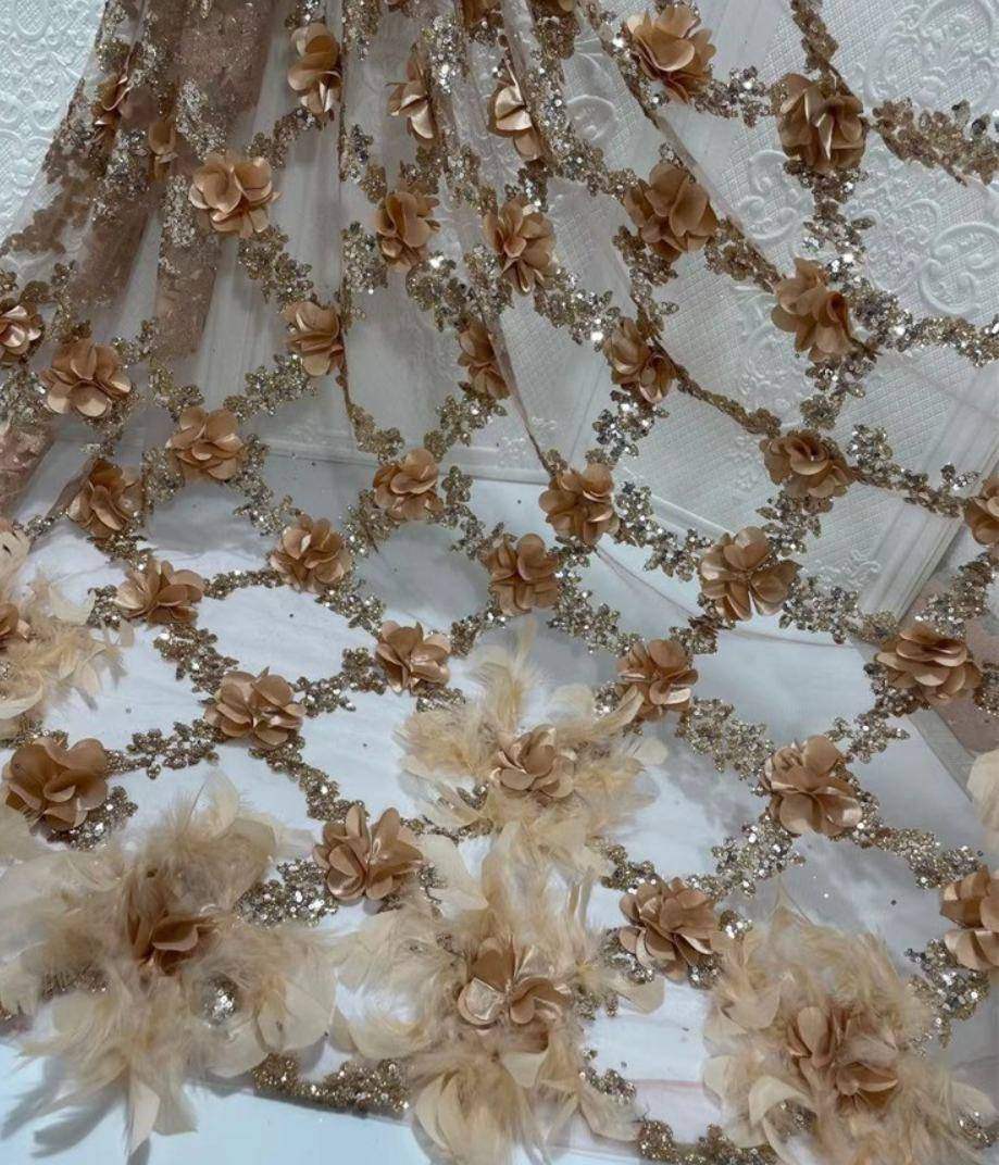 Feather Fringe Trim — YMW-YMW015 — view 3