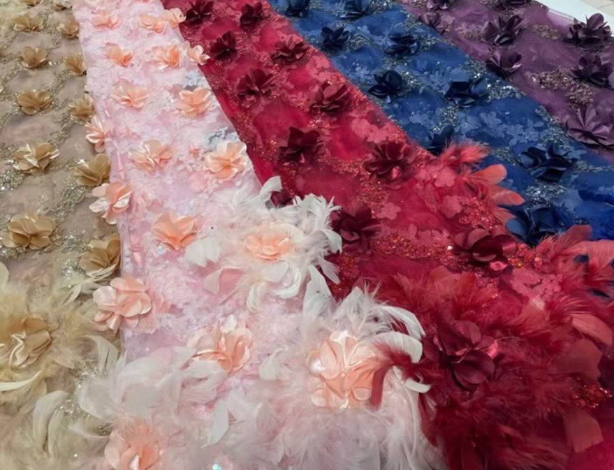 Feather Fringe Trim — YMW-YMW015 — عرض 6