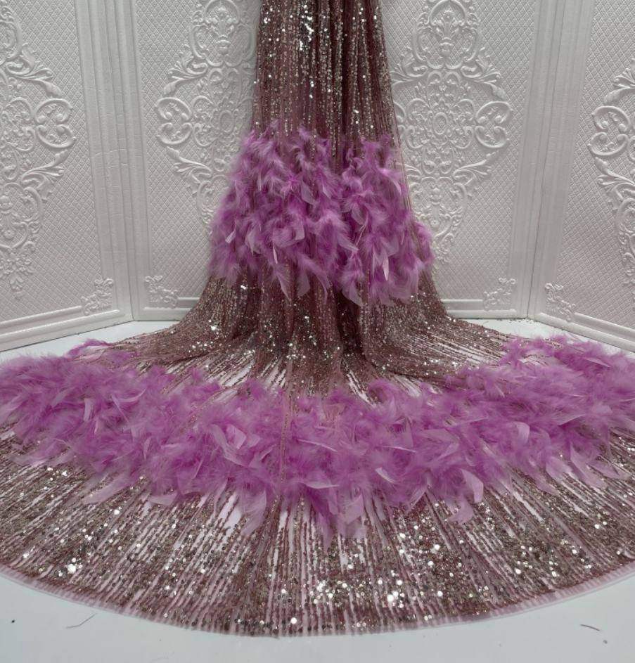 Feather Fringe Trim — YMW-YMW017 — Feather Fringe Trim — YMW-YMW017