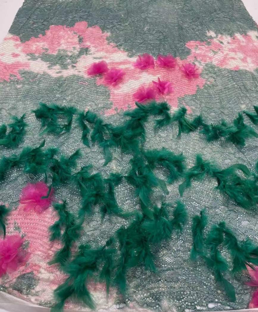 Feather Fringe Trim — YMW-YMW018 — عرض 4