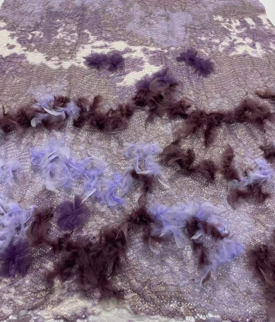 Feather Fringe Trim — YMW-YMW018 — عرض 6