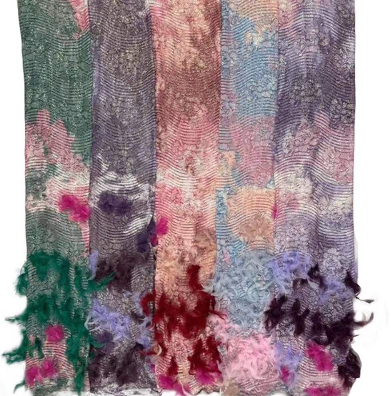Feather Fringe Trim — YMW-YMW018 — عرض 7