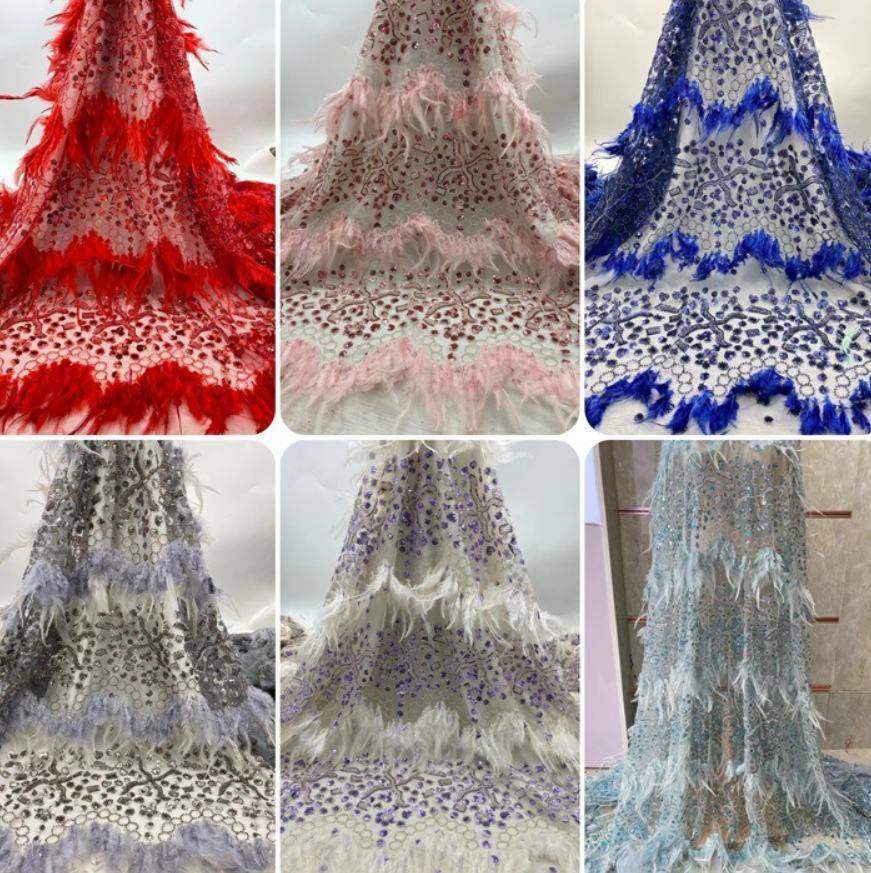 Feather Fringe Trim — YMW-YMW019 — view 2