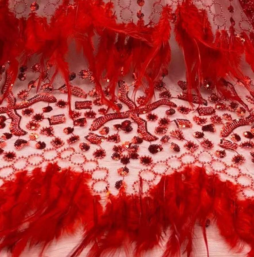 Feather Fringe Trim — YMW-YMW019 — vista 8