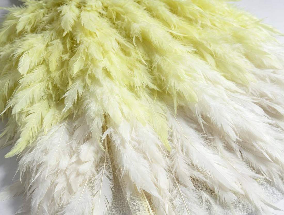 Feather Fringe Trim — YMW-YMW022 — Feather Fringe Trim — YMW-YMW022