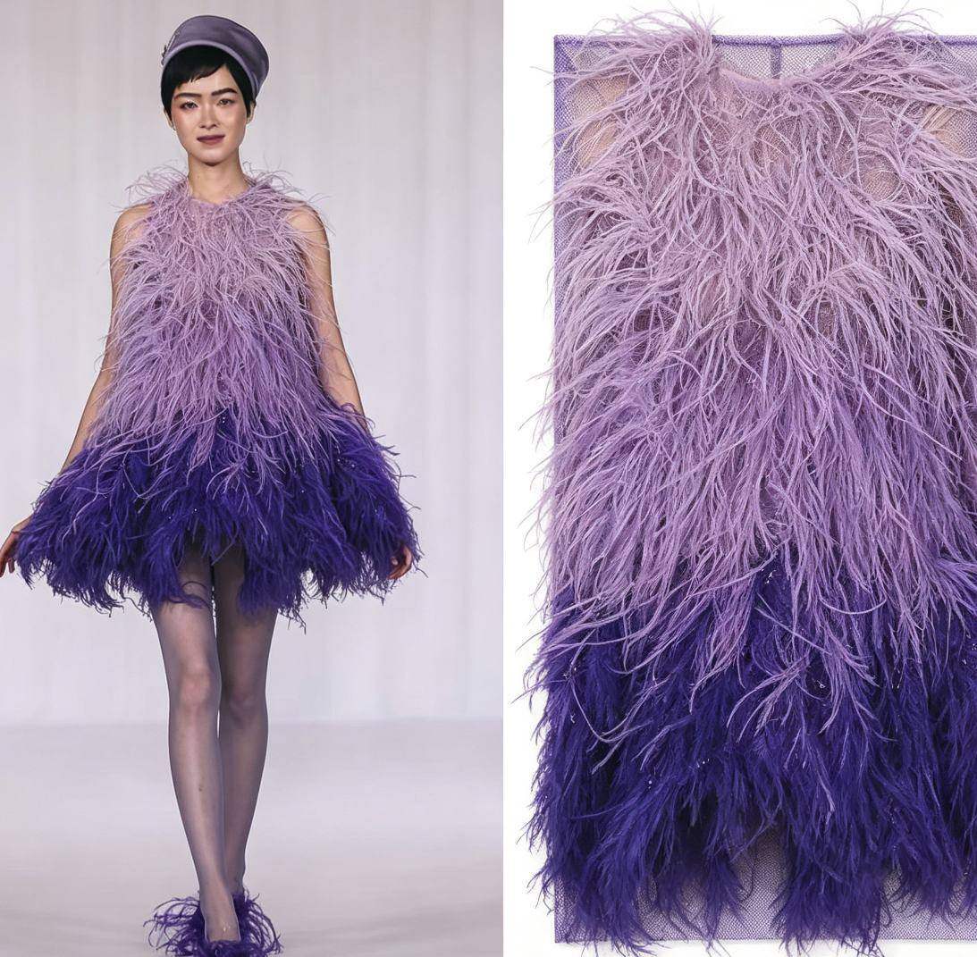 Feather Fringe Trim — YMW-YMW023 — view 3