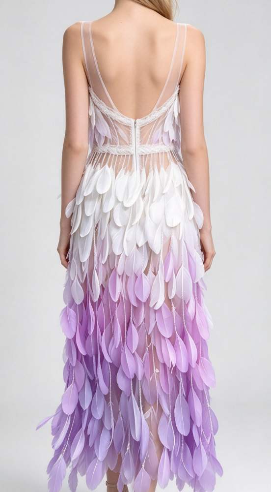 Feather Fringe Trim — LFYM-2122 — vista 5