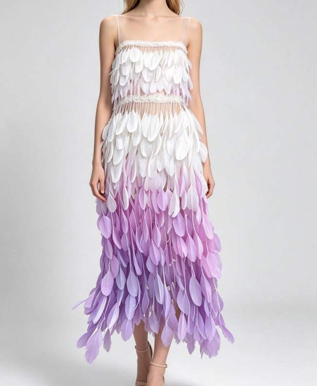 Feather Fringe Trim — LFYM-2122 — vista 6
